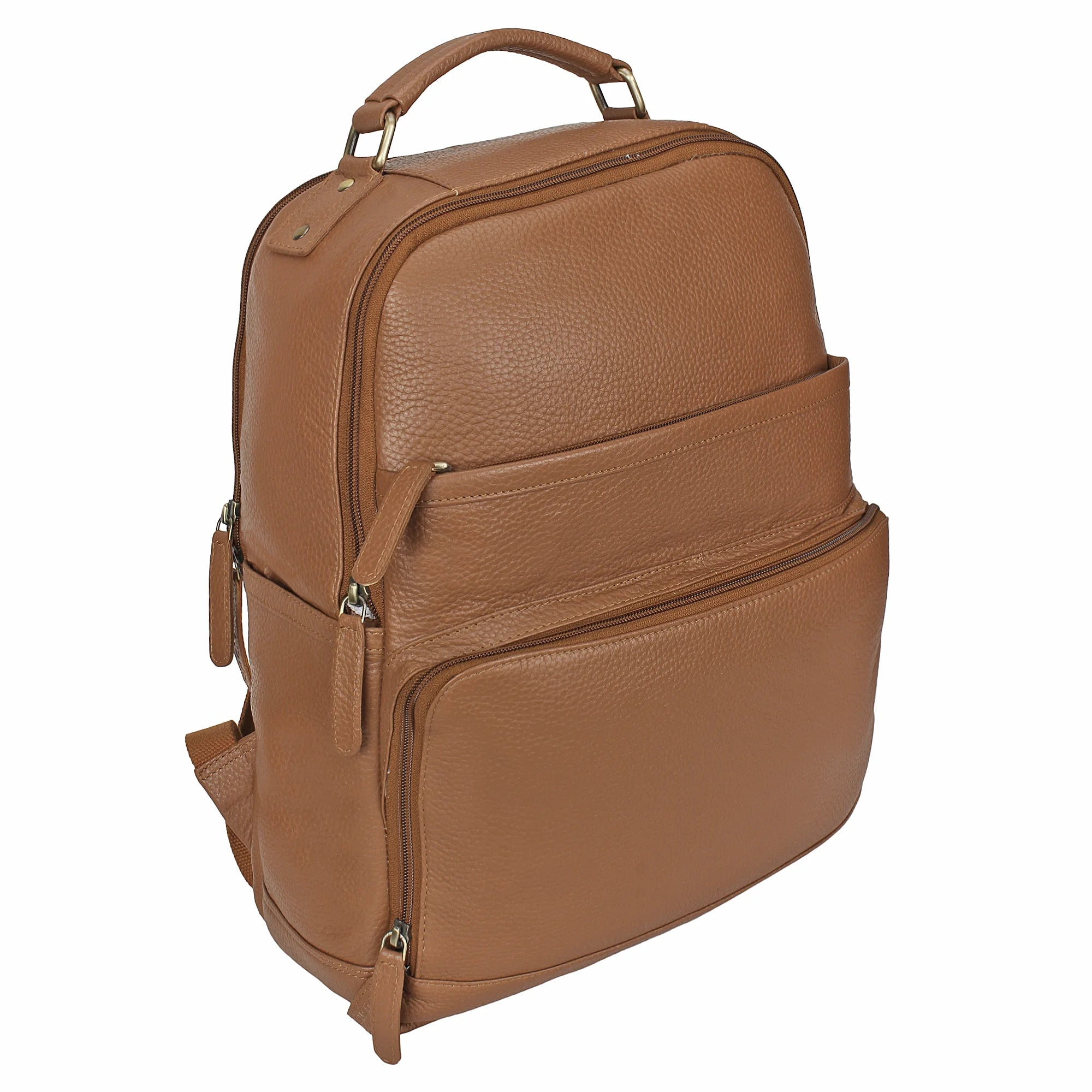 ImgHunt_Rustictown_20251116_Rustictown_carryonbackpack_travelbackpackforwomen_laptopbackpackwomen_workbackpackforwome_1fd6e0ce-dfac-48bb-b87c-09366b5ba9b9 Genuine Leather Travel Backpack for Men Women - Image 1