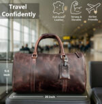 Maverick Adventure Leather Duffle Bag - Image 4